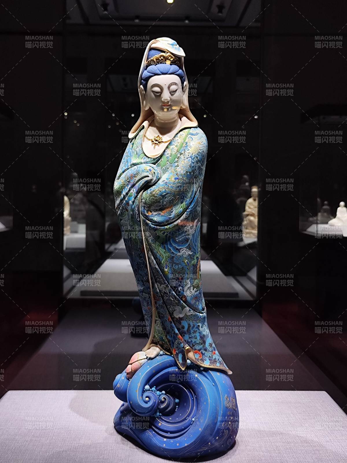 彩绘观音立像 | 中华艺术宫图片