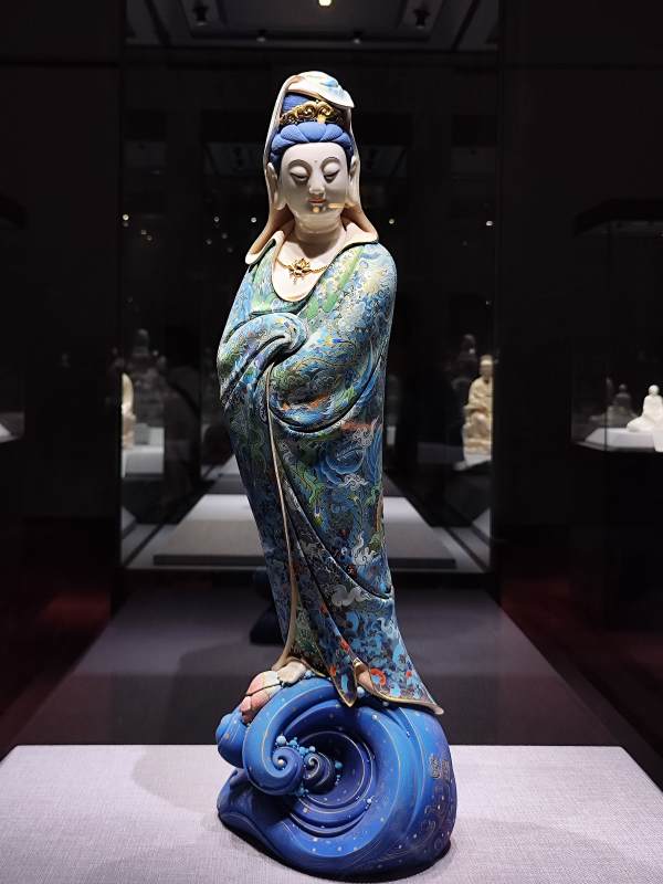 彩绘观音立像 | 中华艺术宫图片