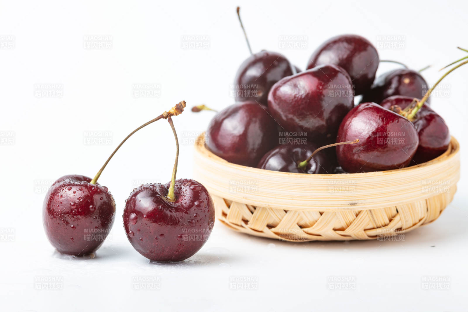 鲜红樱桃 诱人美味图片