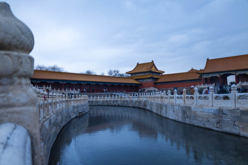 故宫金水桥景图片