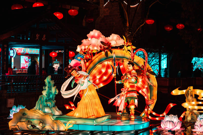 梦幻花车巡游 成都图片