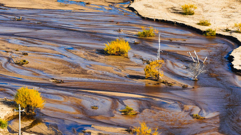 乌兰布统滦河秋景图片