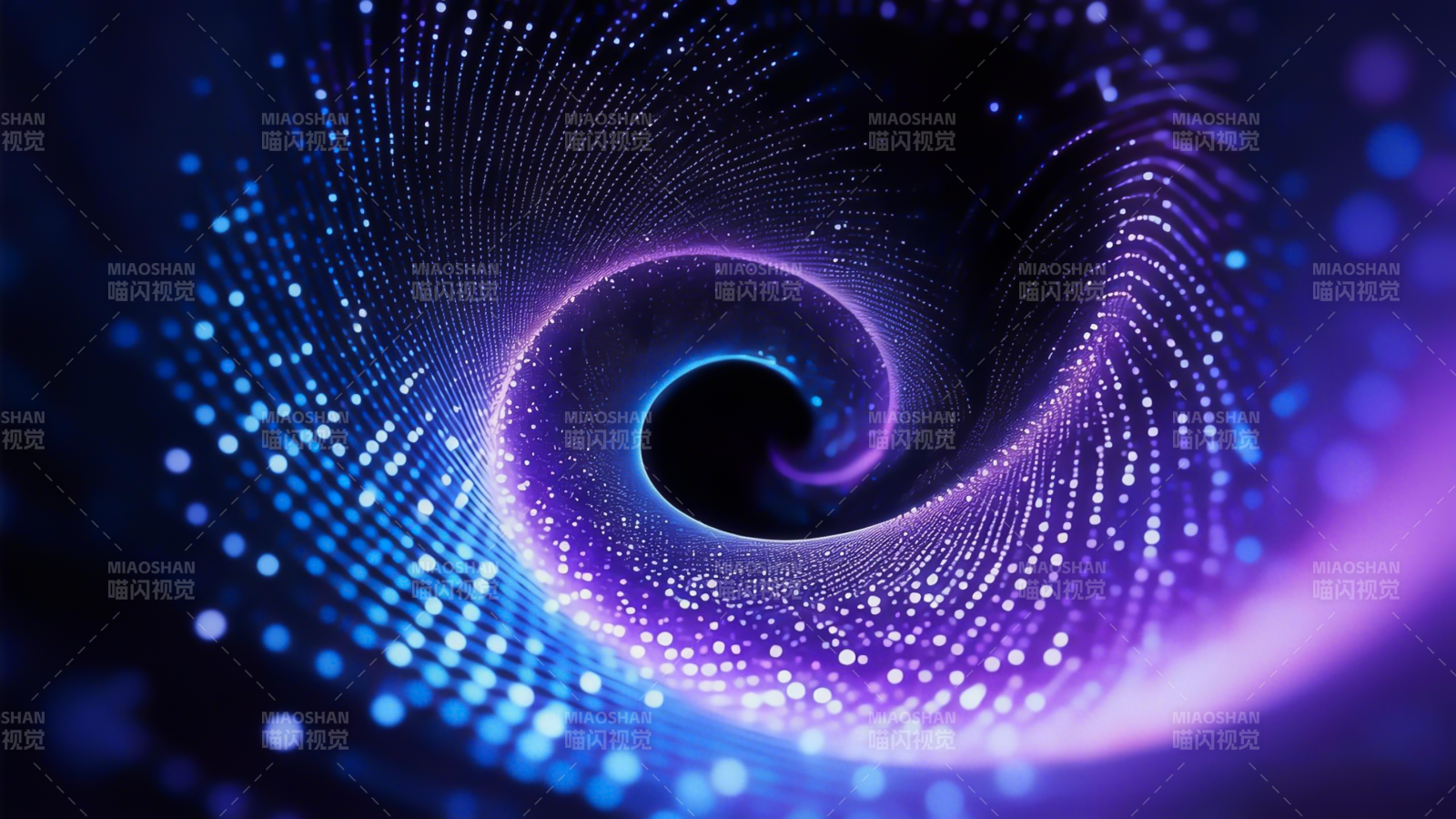 科技感星河漩涡图片