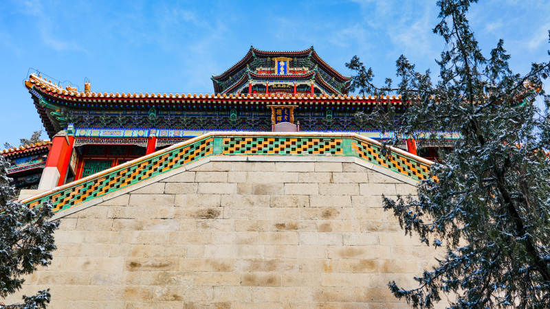 颐和园佛香阁古建筑风光图片