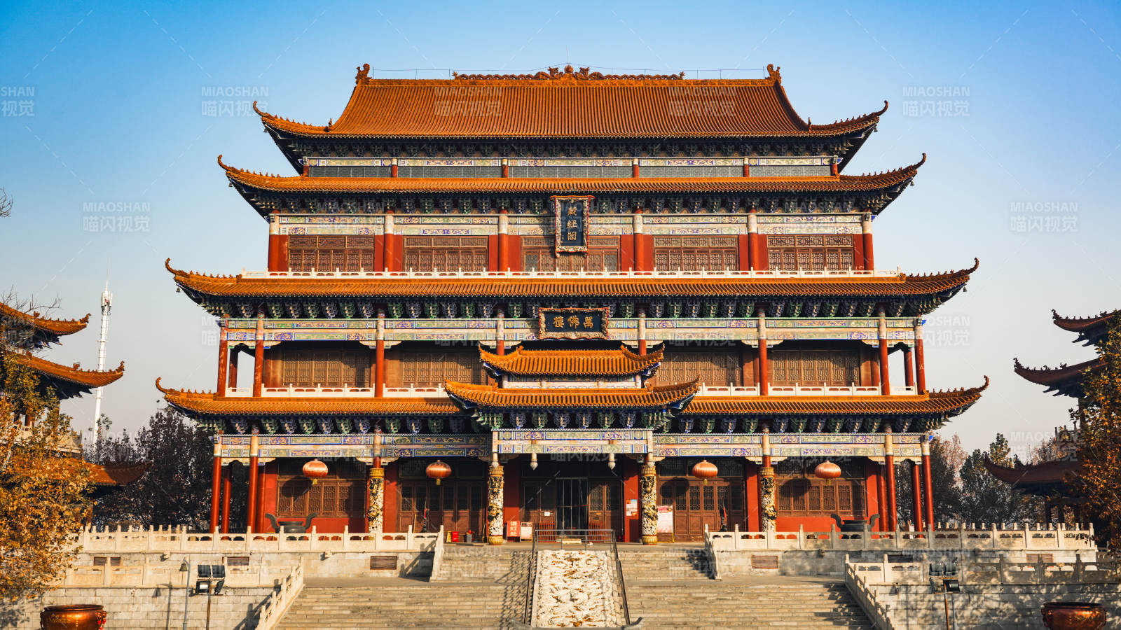 廊坊霸州大悲禅寺古建筑风光图片