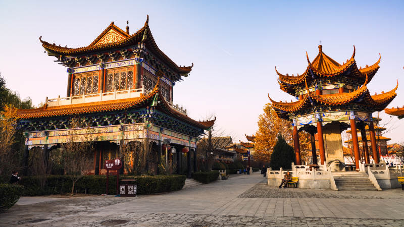 廊坊霸州大悲禅寺古建筑群风光图片