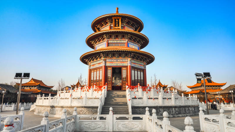 廊坊霸州大悲禅寺天观音阁图片