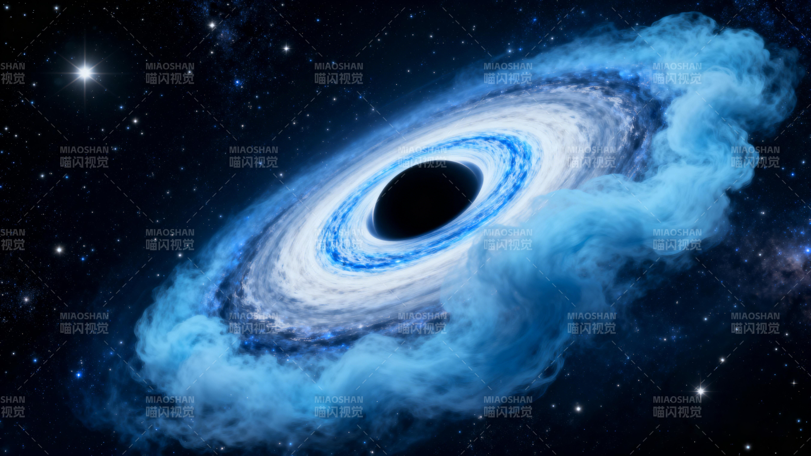 黑洞旋涡星云图片