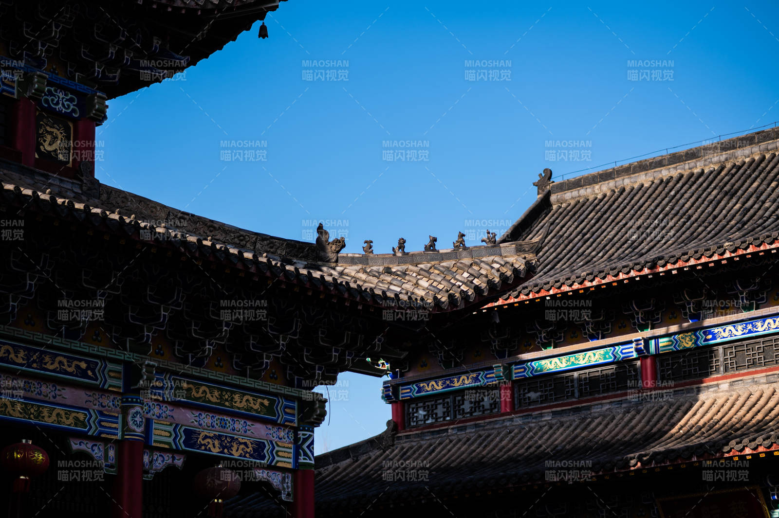 古建筑飞檐翘角-三清观图片