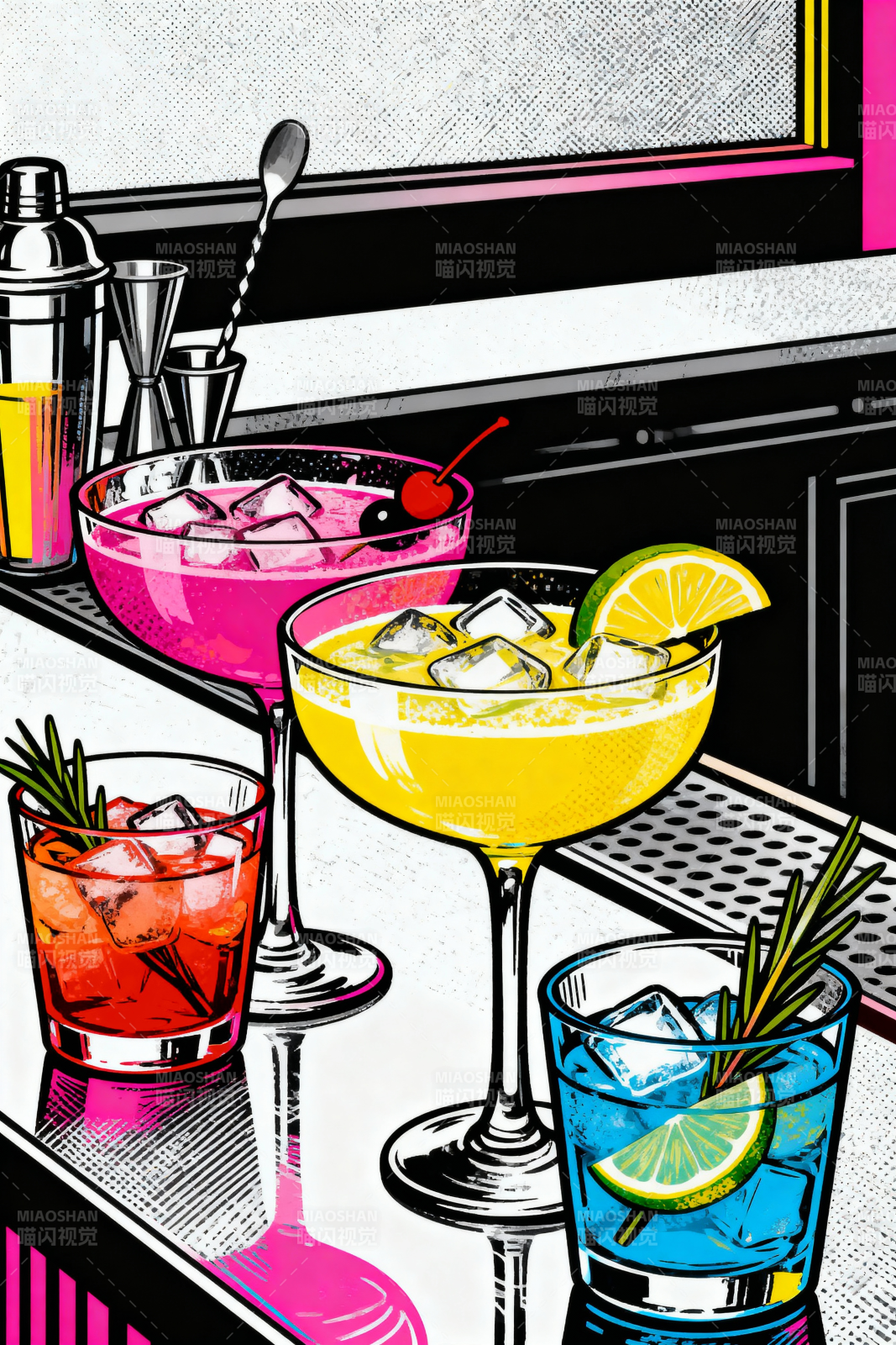 鸡尾酒盛宴图片