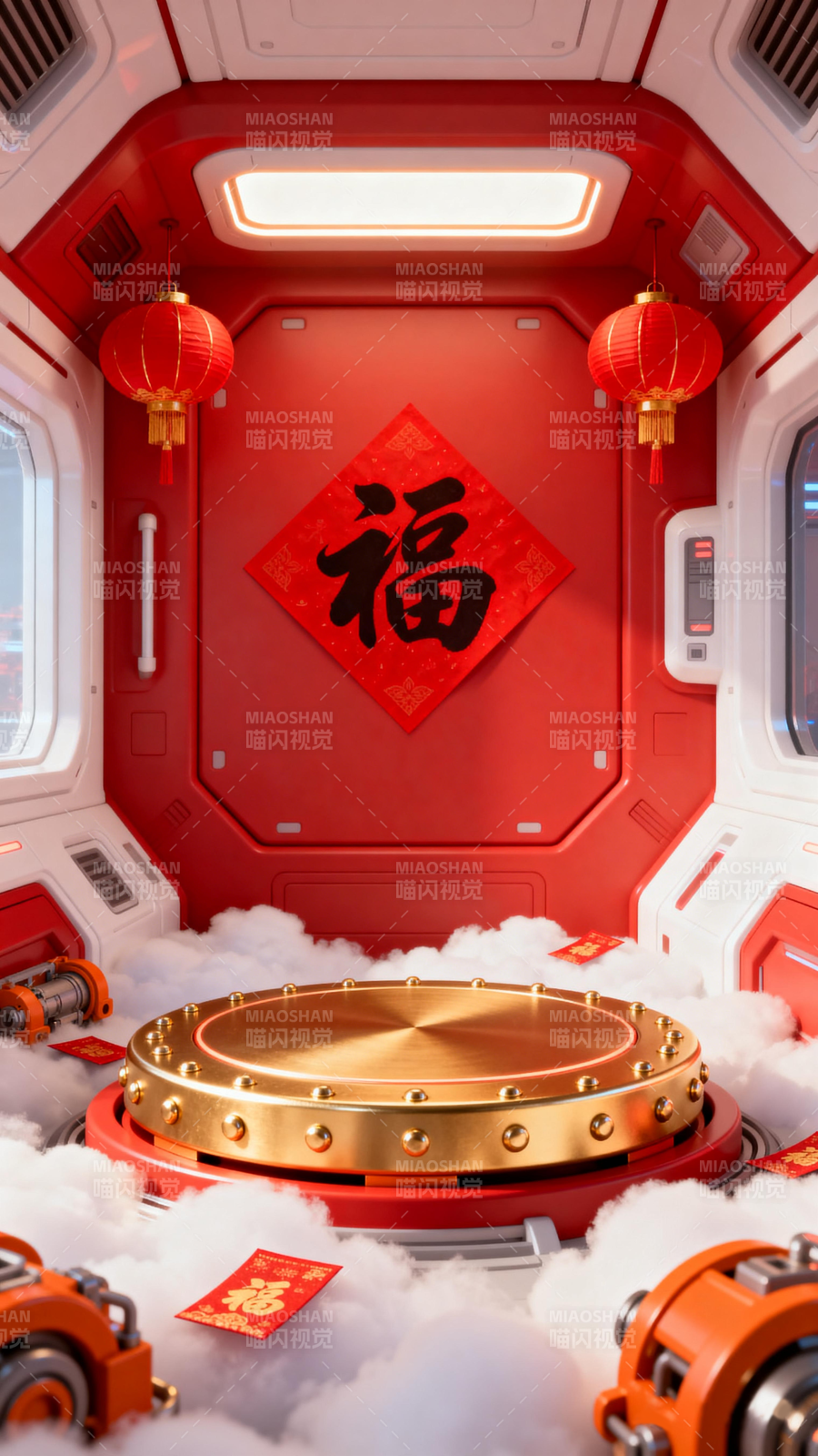 太空福运迎新春图片