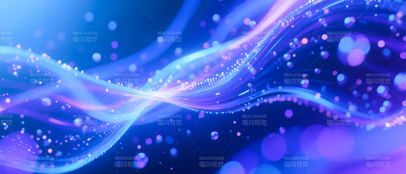 梦幻光波流动图片