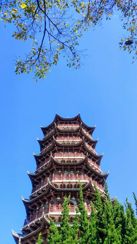 古塔凌云 昆明昙华寺瑞应塔图片