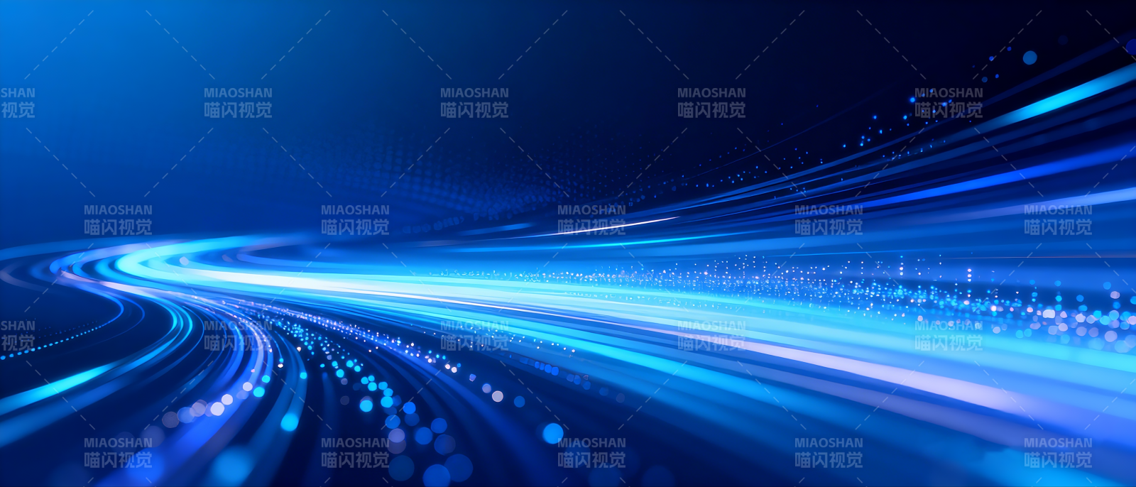 蓝色光流动态背景图片