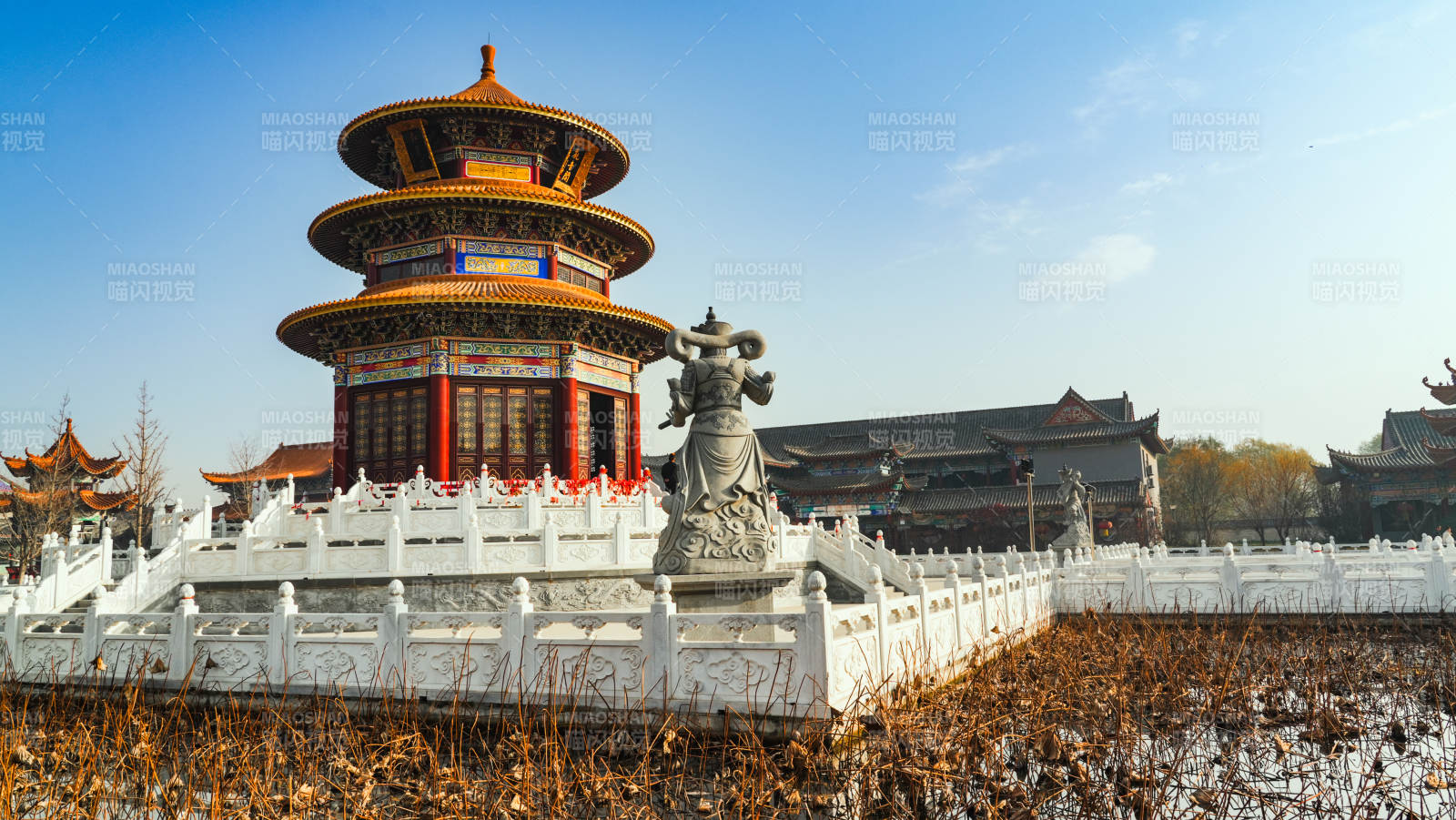 廊坊霸州大悲禅寺古建筑风光图片