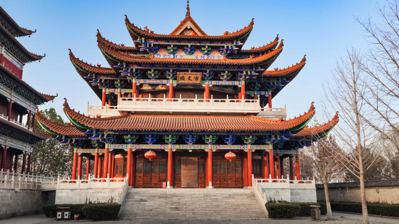 廊坊霸州大悲禅寺古建筑风采图片