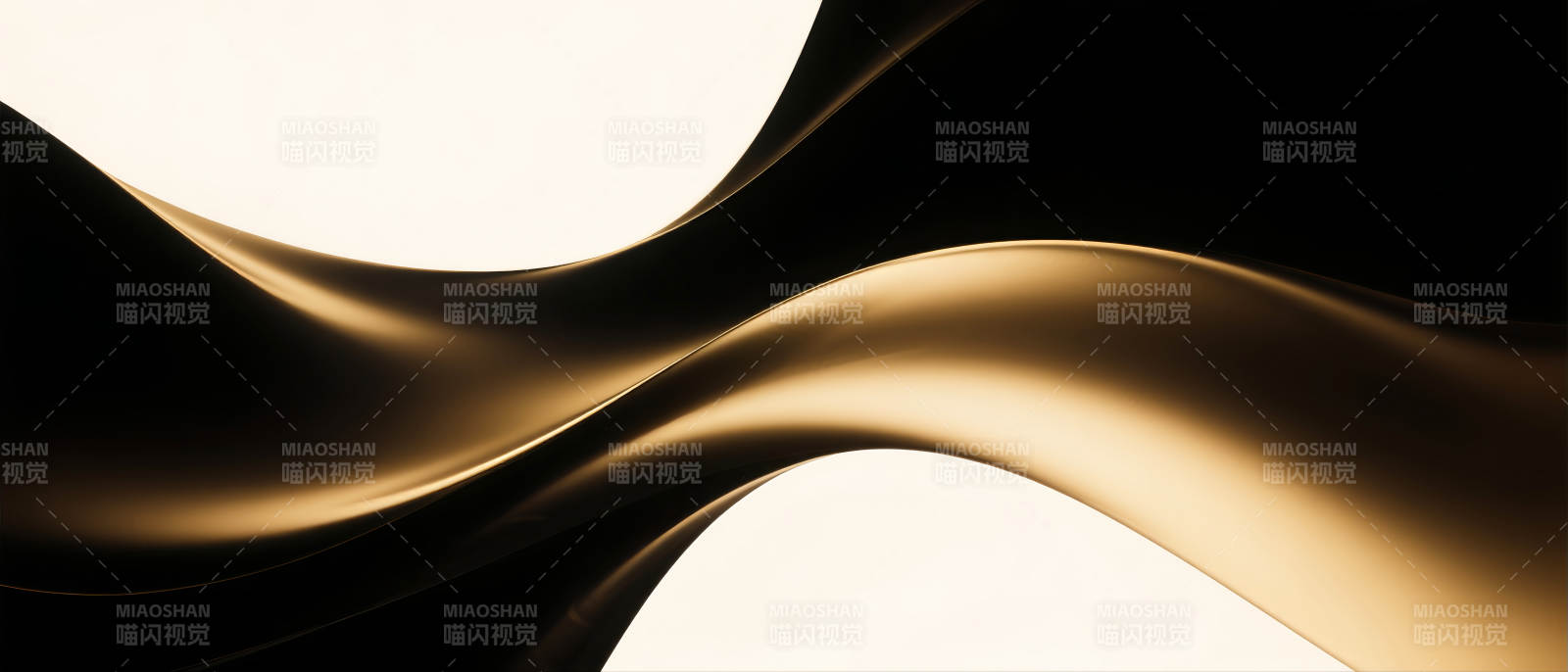 金色流线艺术图片