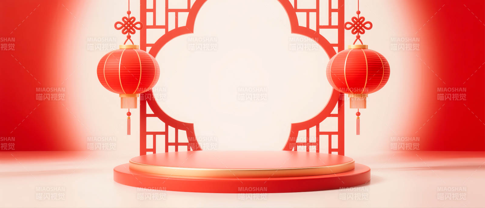 新春喜庆舞台图片