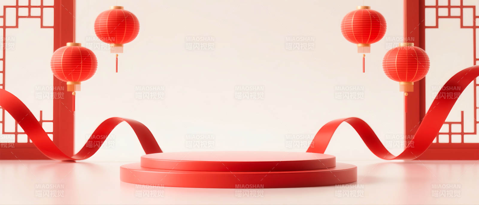 新春喜庆舞台图片