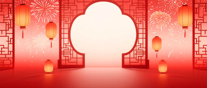 喜庆新春 灯火辉煌图片