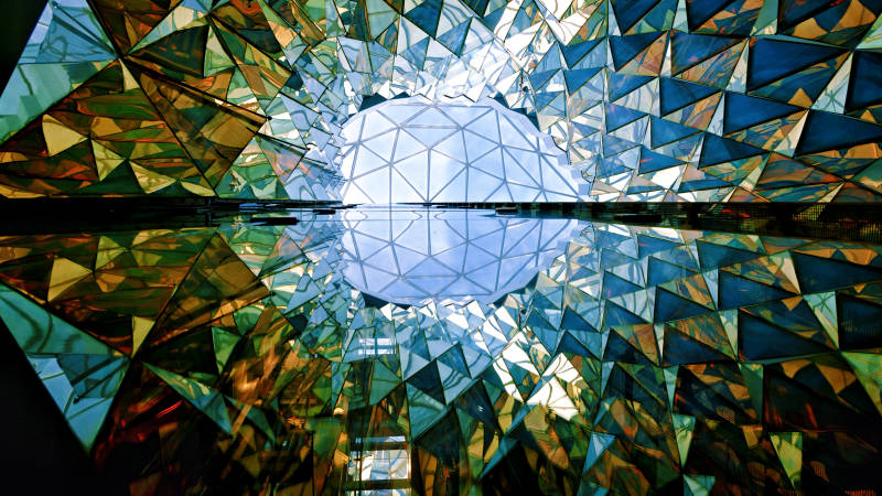 几何镜面艺术图片