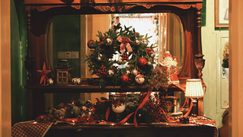 圣诞温馨布置图片