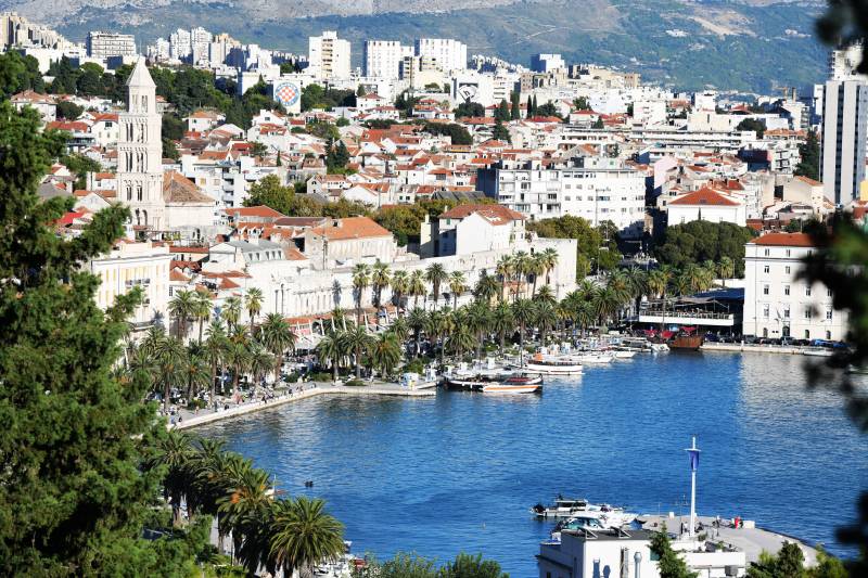 克罗地亚 海滨城市风光图片