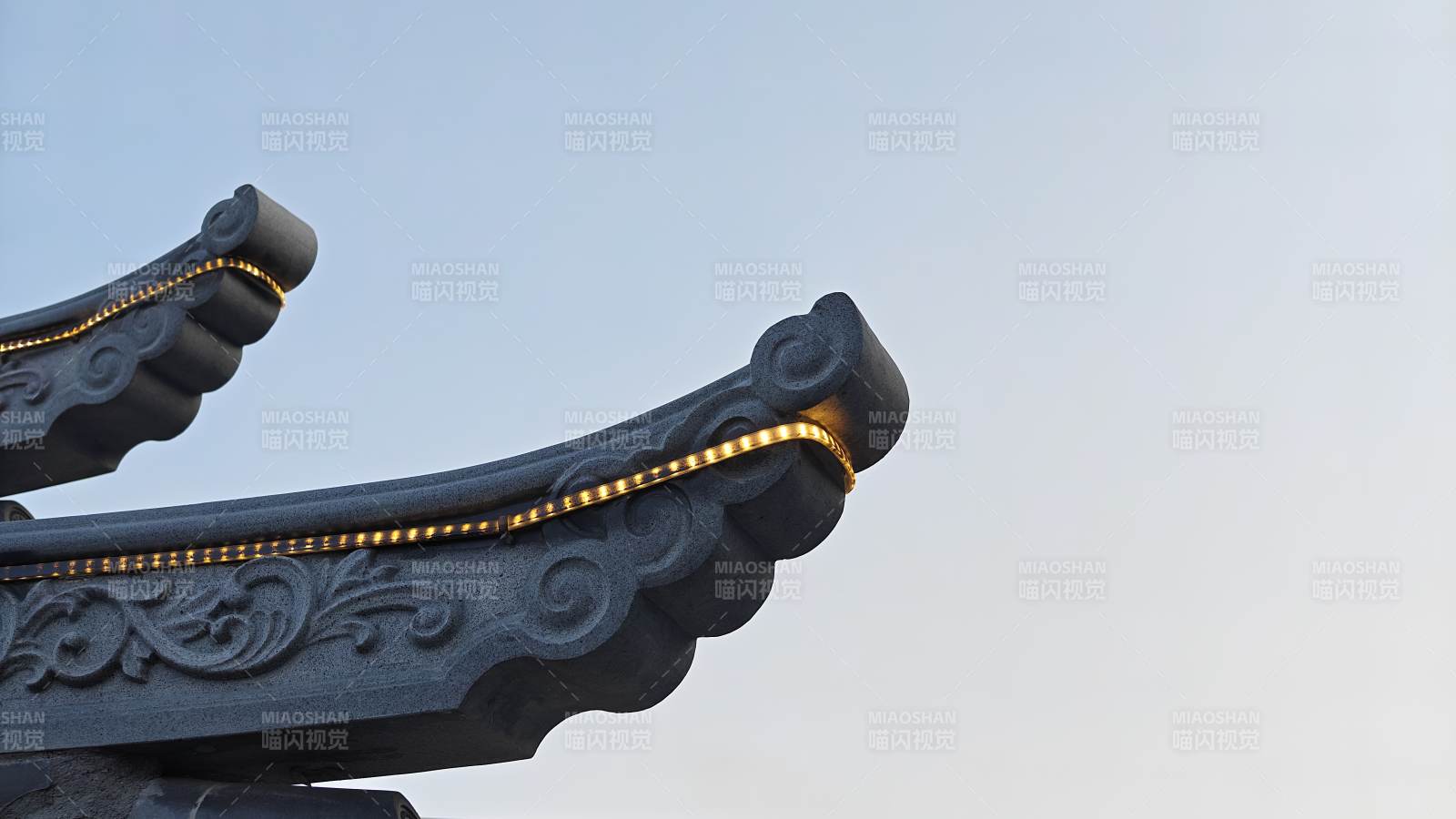 古建筑飞檐特写图片