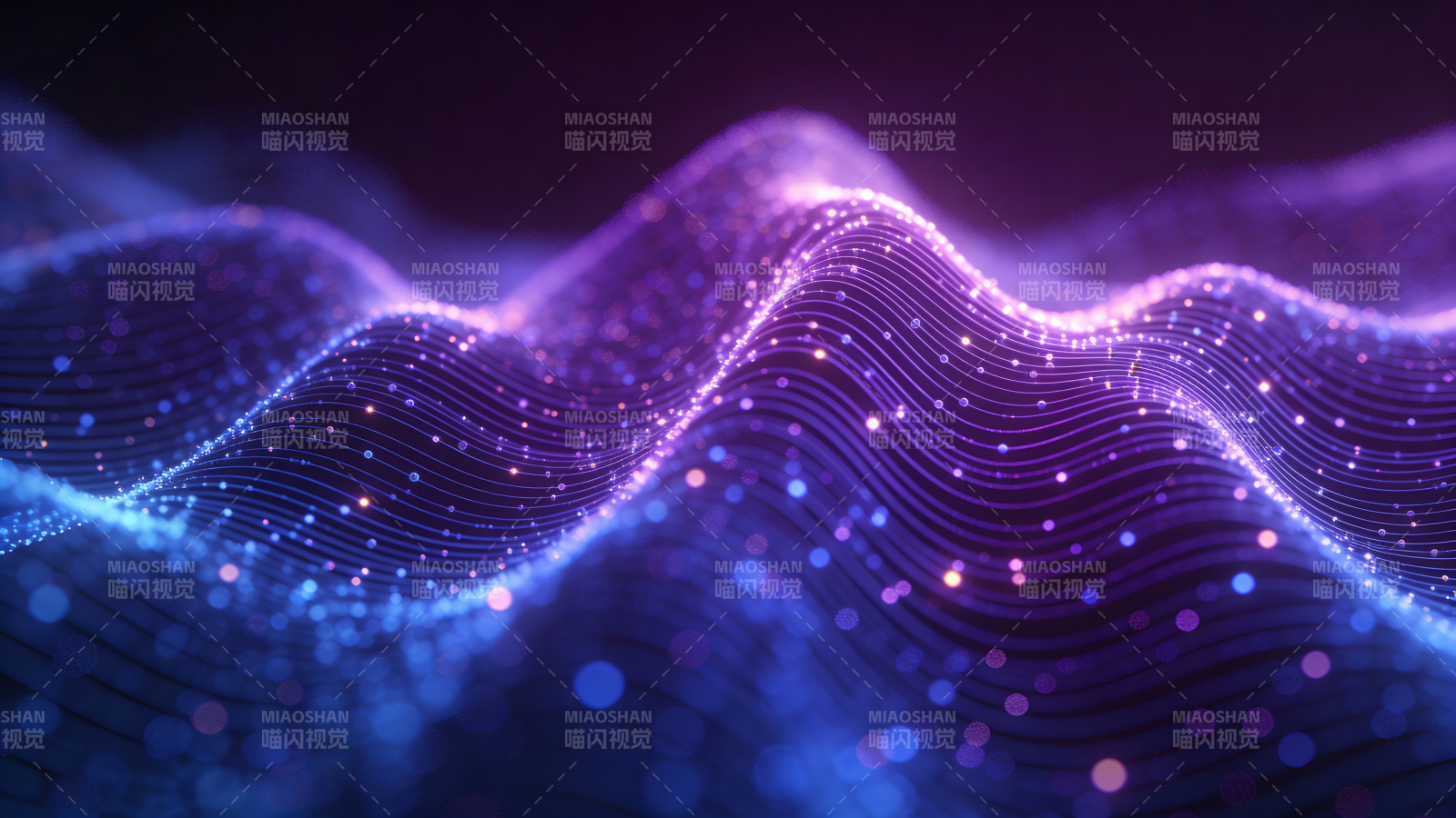 紫光波纹流动图片