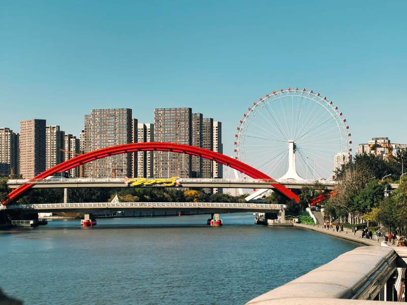 天津海河风景线图片