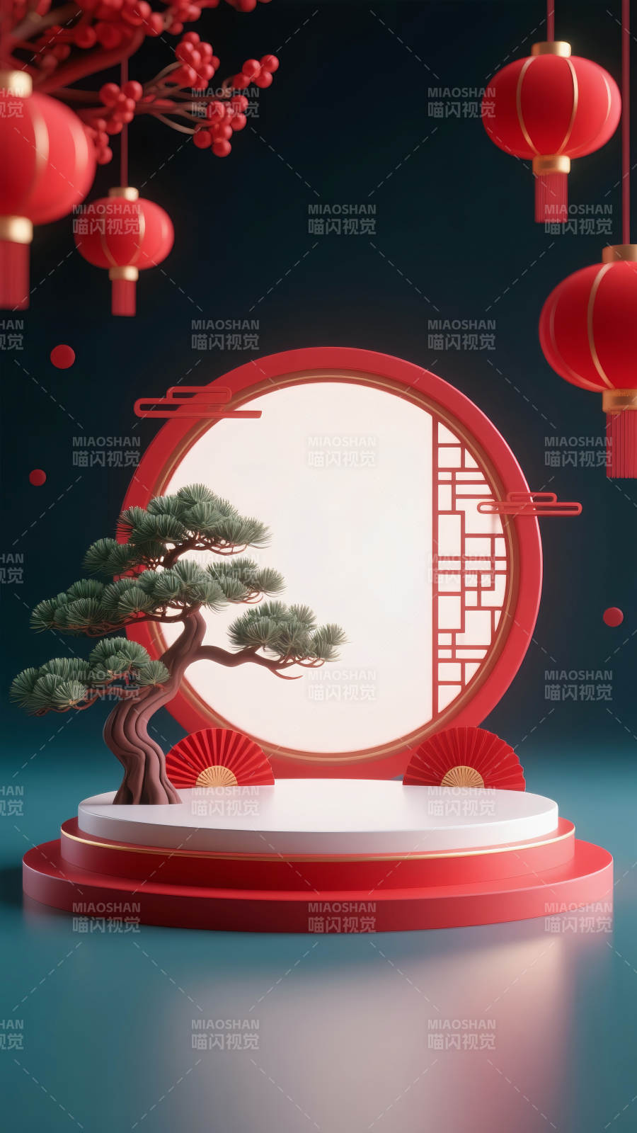 新春佳节喜庆图电商背景图片