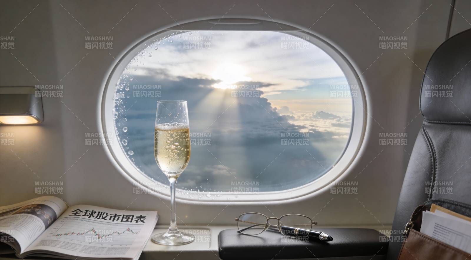 高空中的宁静时光图片