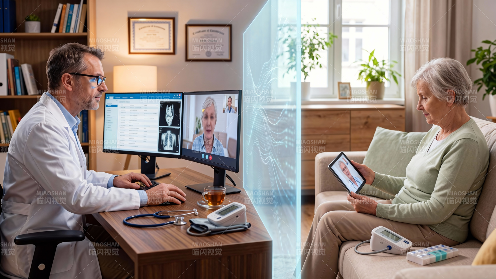 远程医疗咨询图片