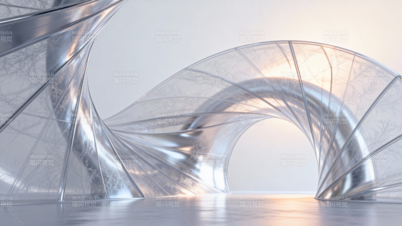 光影交织的未来之门图片