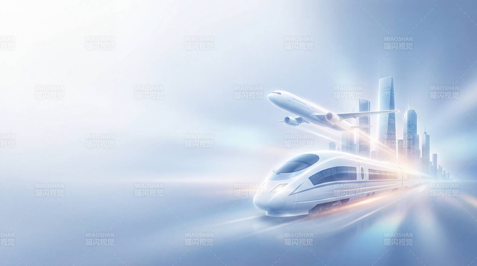 城市科技感背景图片