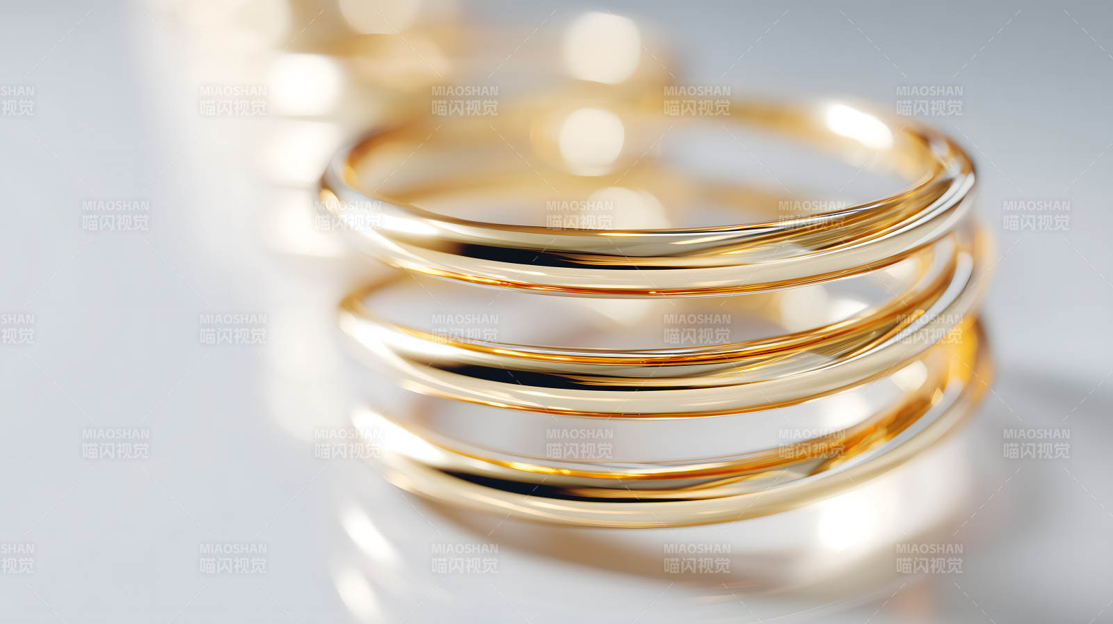 金环特写光影交错图片