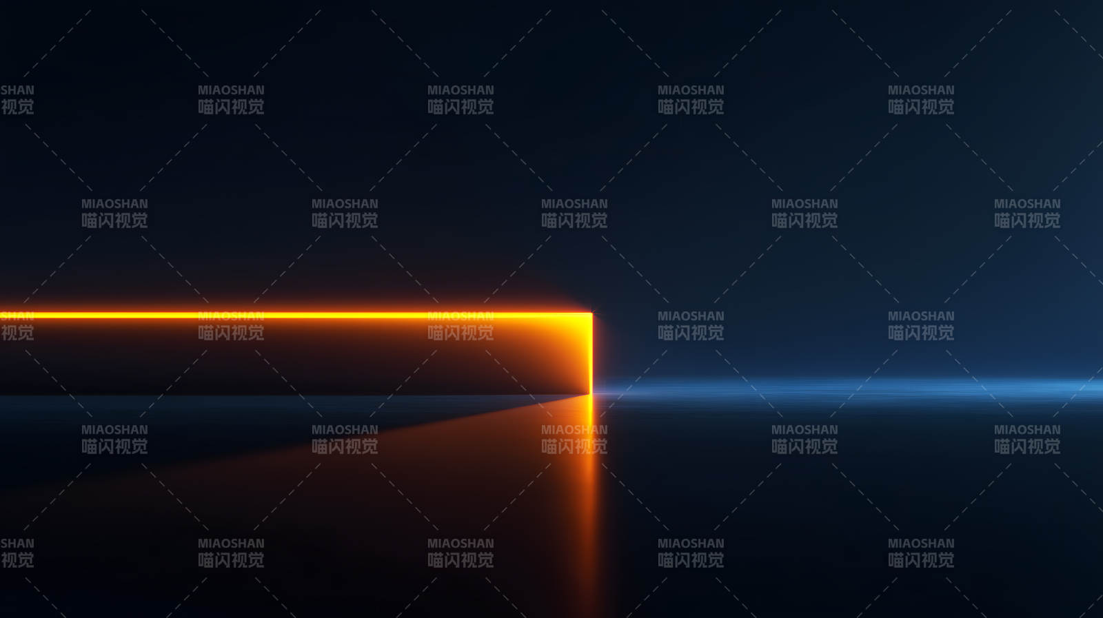 霓虹光影几何美学图片