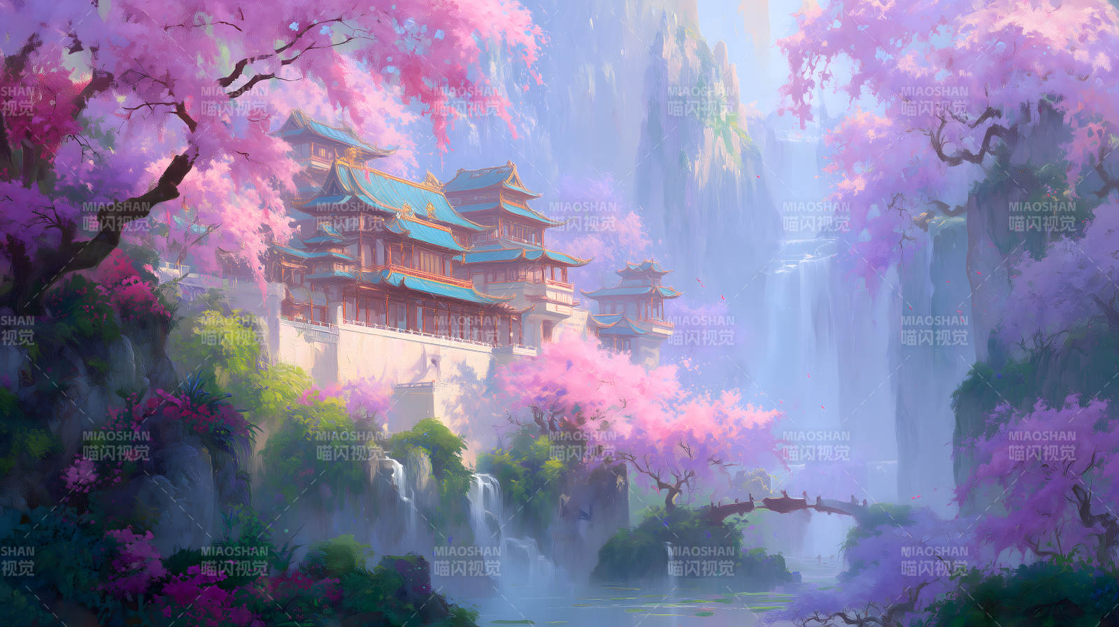 梦幻般的东方仙境图片