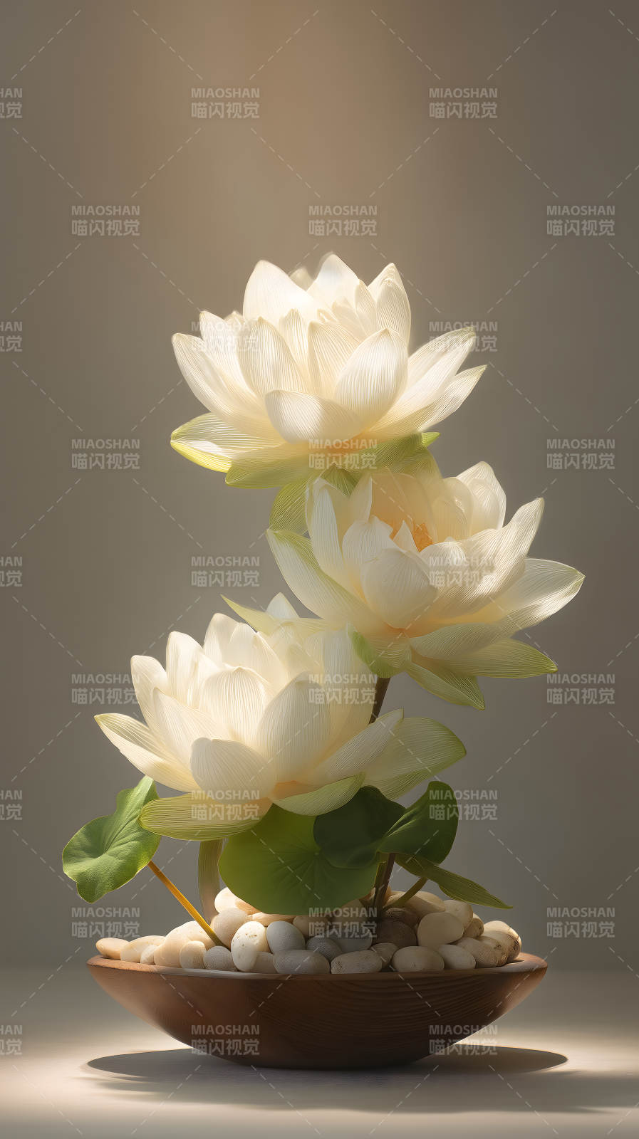 圣洁莲花绽放光芒图片