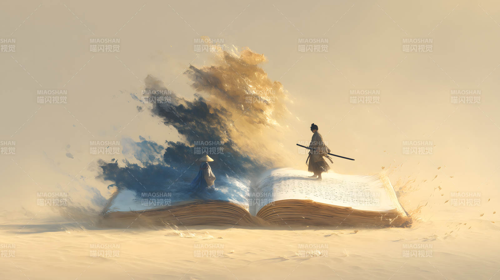 书海武士对峙图片