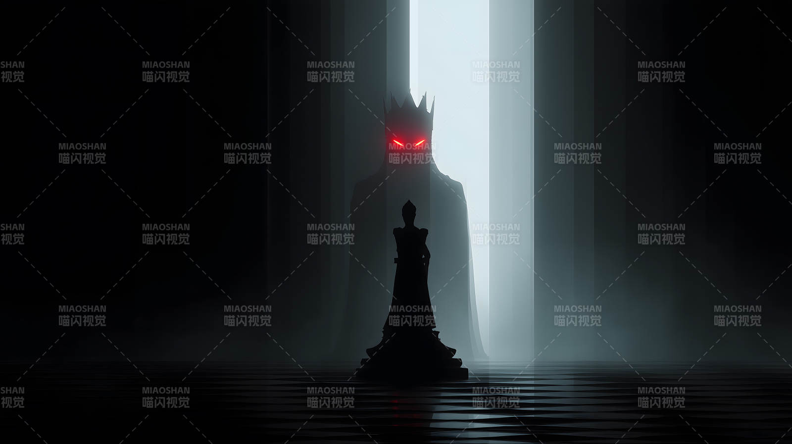 棋子恶魔对弈图片