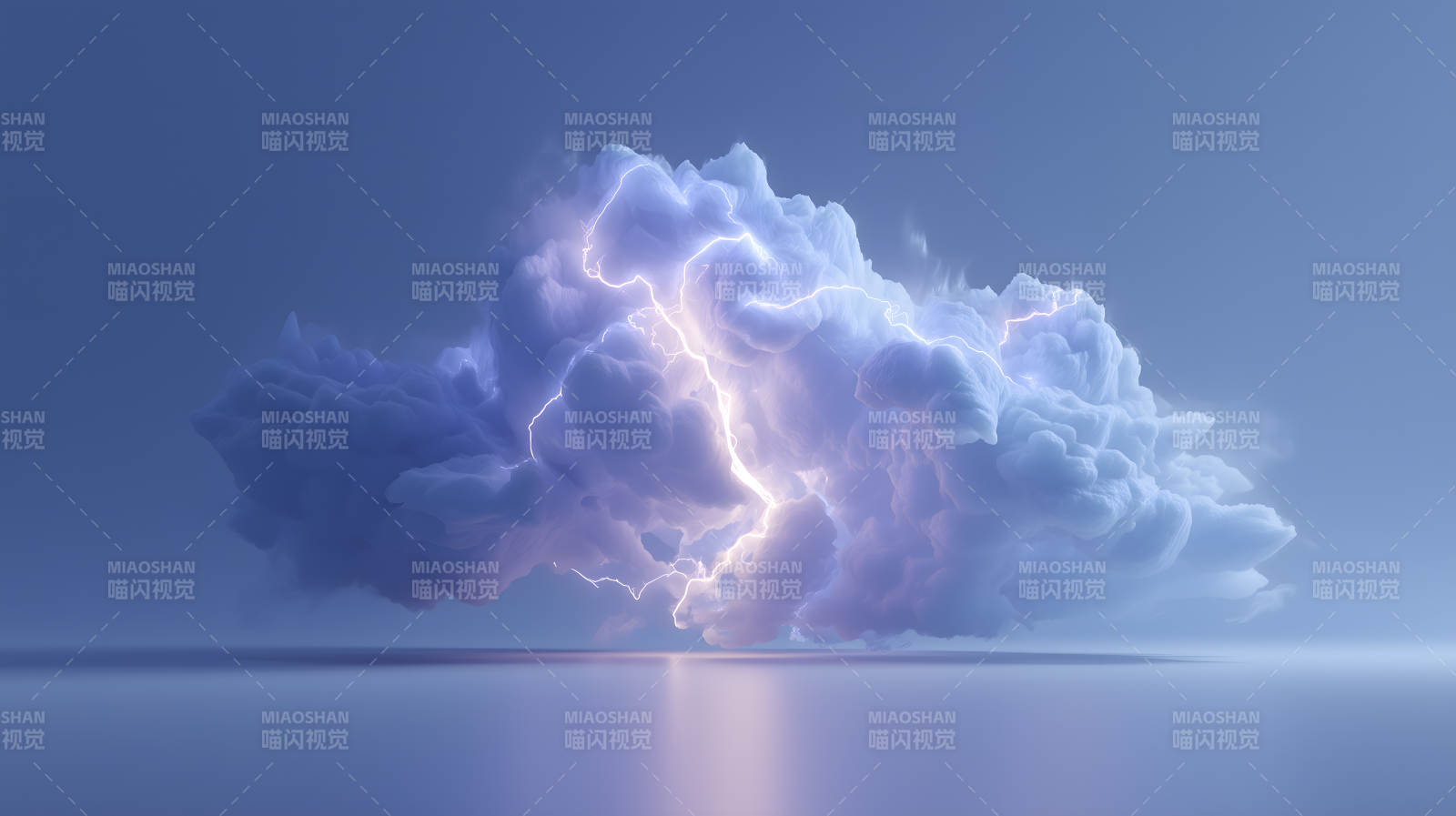 闪电云朵风暴图片