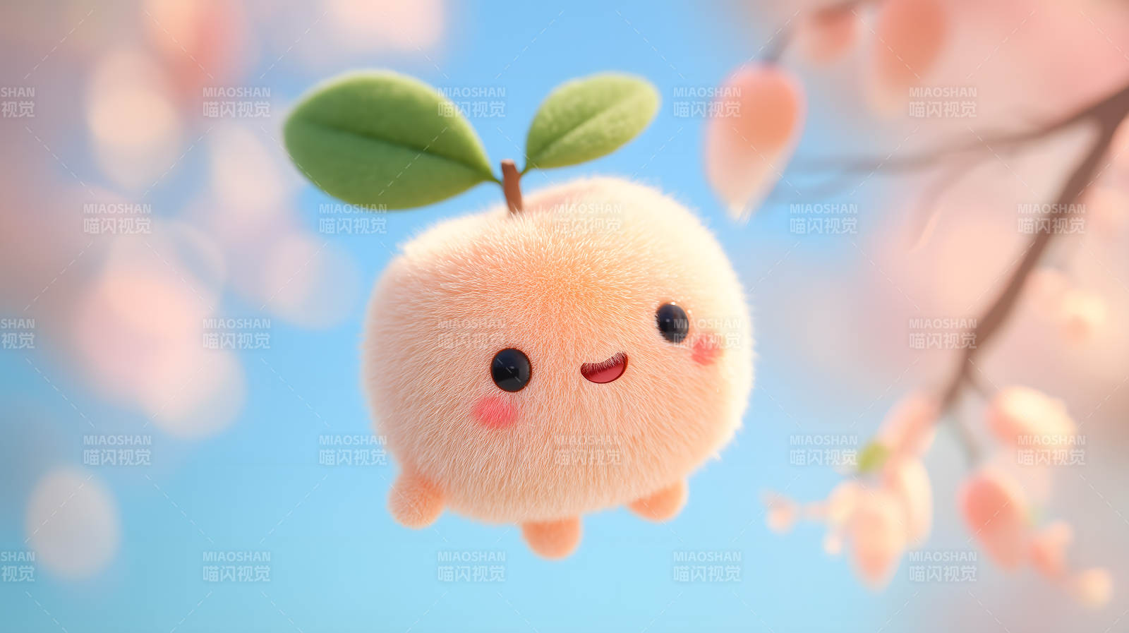 毛茸茸的可爱小精灵图片