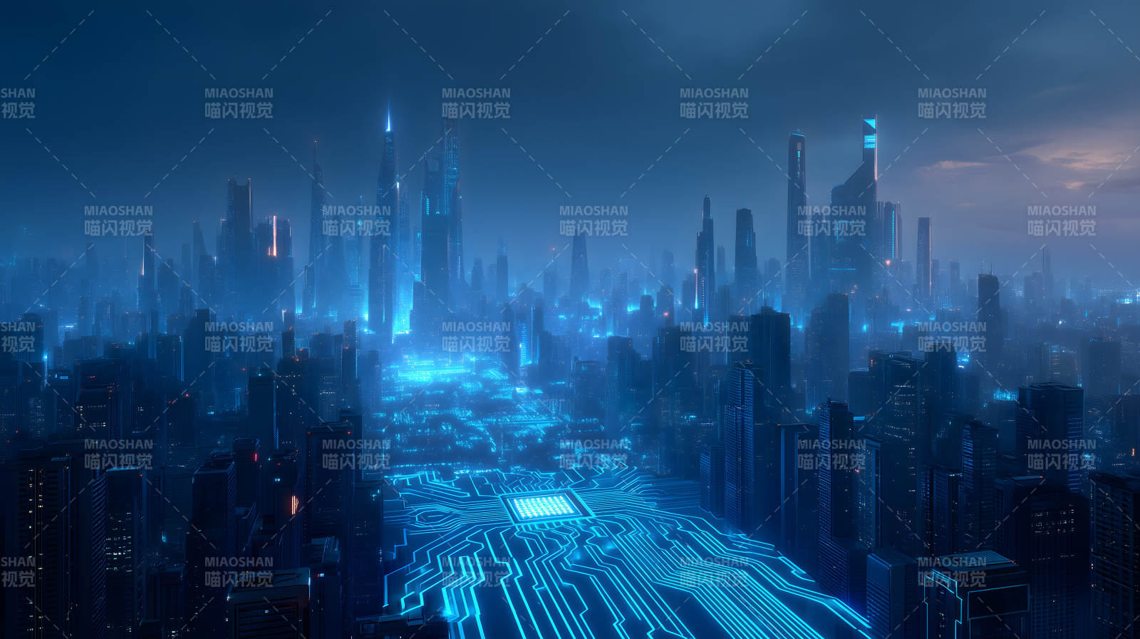 未来城市科技图片