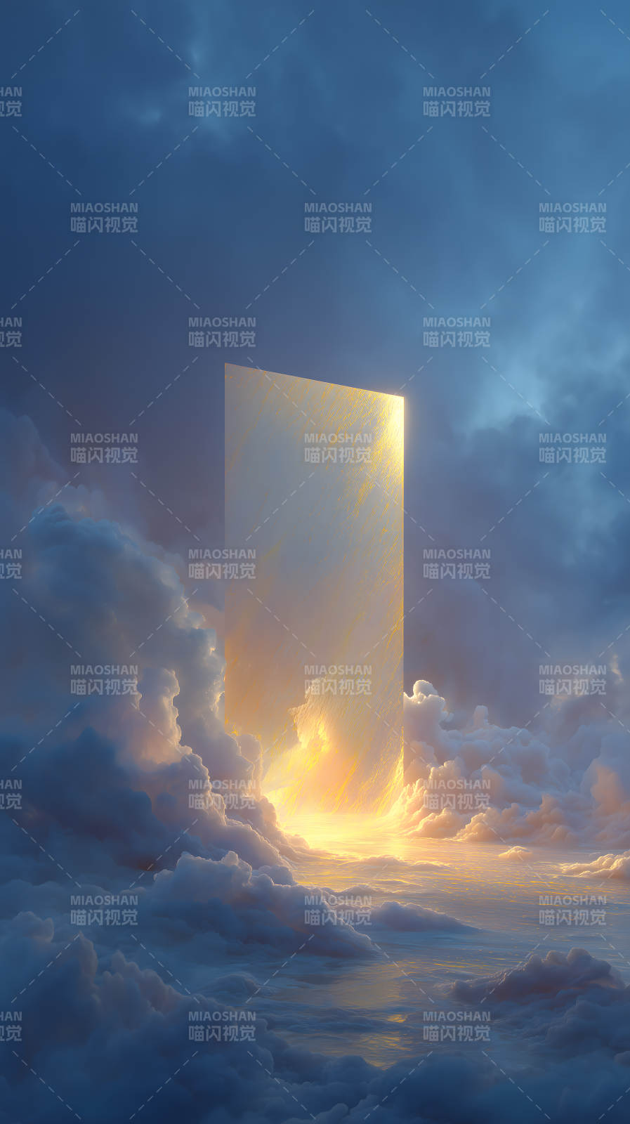 天际光门云海图片