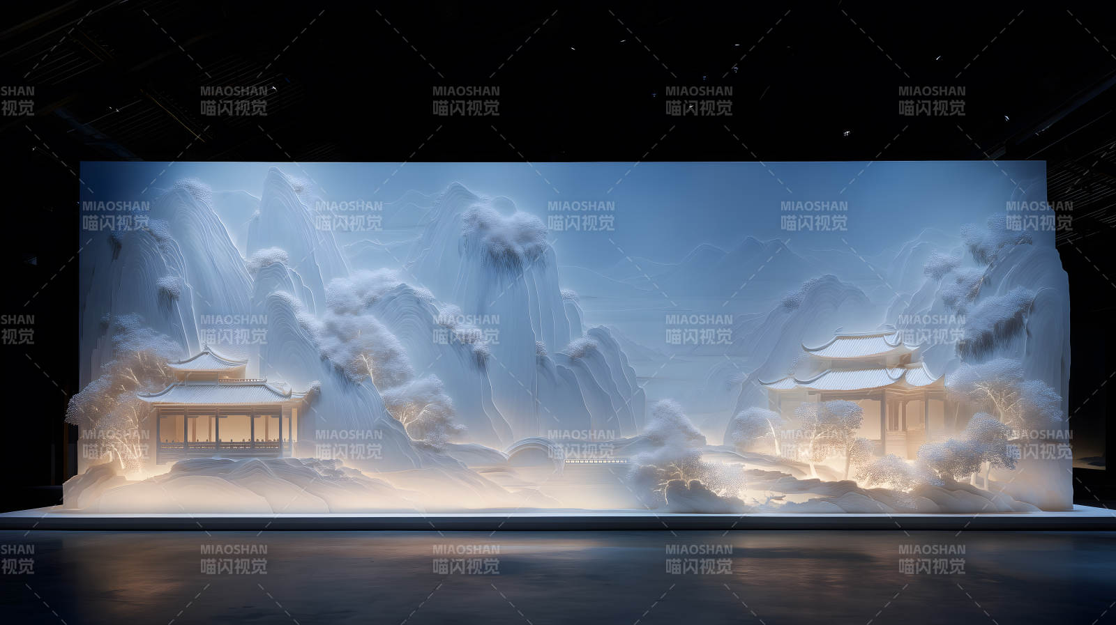 山水景观艺术展图片