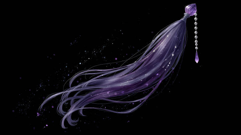 紫发宝石艺术设计图片