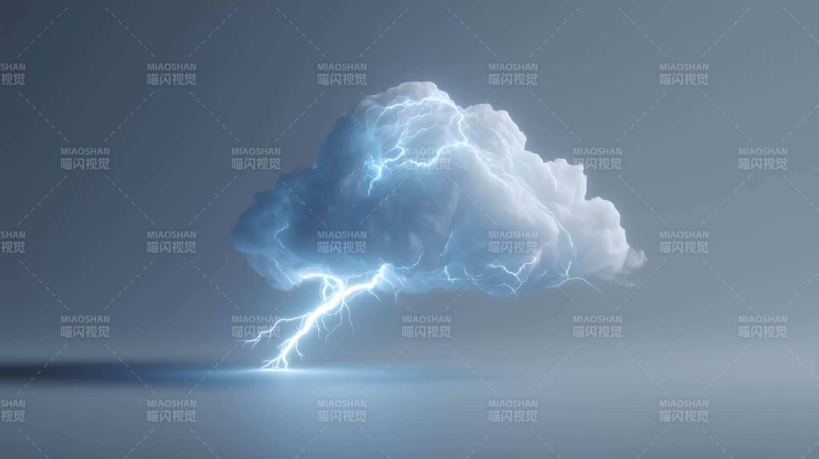 雷雨云闪电图片