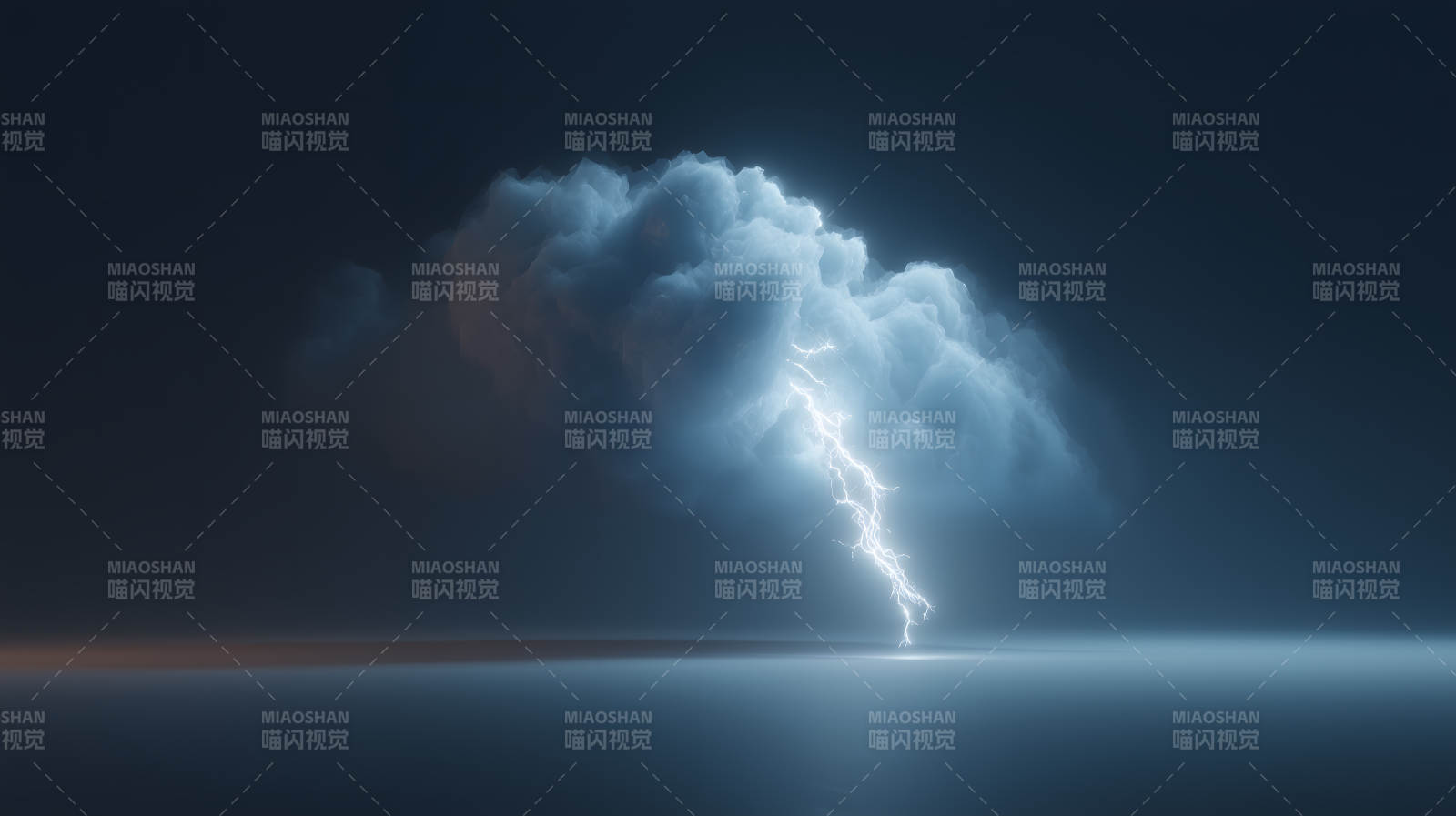 雷电风暴震撼景象图片