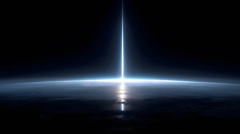 光芒冲破黑暗图片